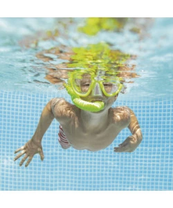PISCINA FUORI TERRA CON STRUTTURA RETTANGOLARE INTEX "RETCANGULAR FRAME" C/POMPA FILTRO BLU 450X220X84 CM I.2 - COD. 28274NP